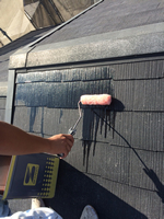 屋根塗装(下塗り)1