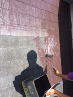 屋根塗装(中塗り)1