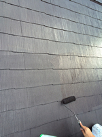 屋根塗装(上塗り)2